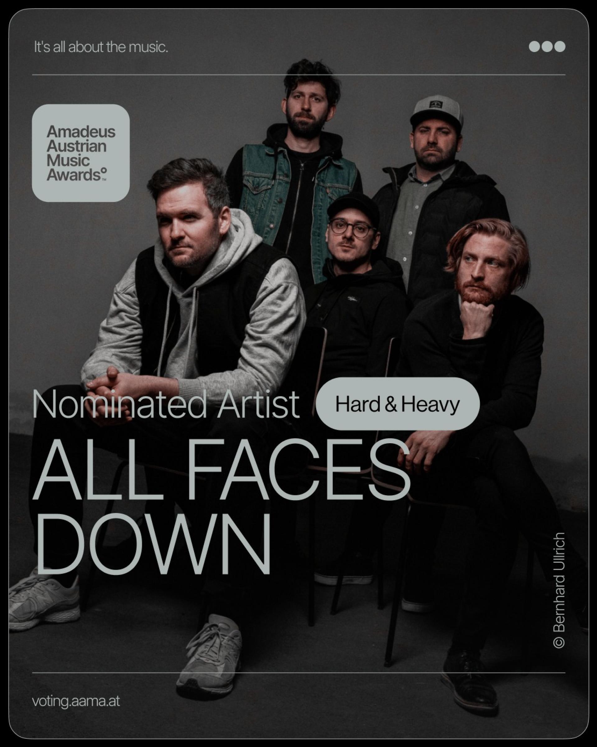 All Faces Down - Amadeus Austrian Music Awards